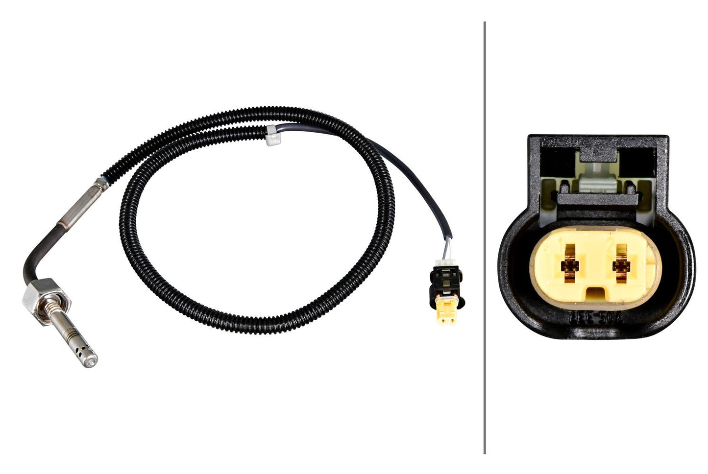 HELLA Sensor, exhaust gas temperature - 2-pin connector 6PT358226-081