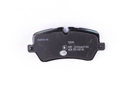 HELLA Brake pad set - T2242 - for e.g. LAND ROVER 8DB355020-361