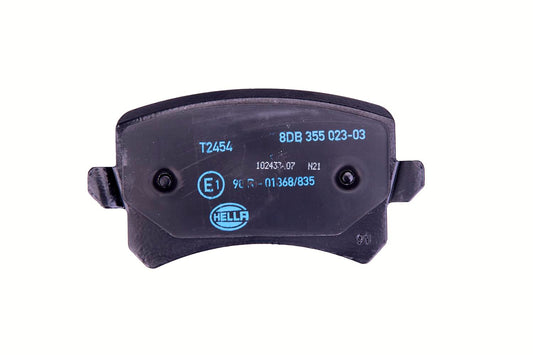 HELLA Brake pad set - T2454 - for e.g. AUDI Q3 (8UB, 8UG) RS 2.5 quattro 8DB355023-031