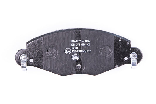 HELLA Brake pad set - T9104 - for e.g. CITROEN 8DB355019-421