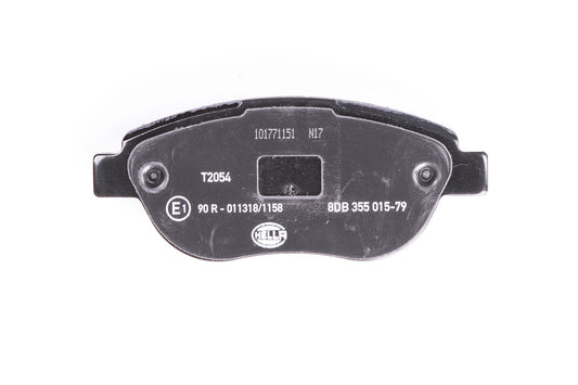 HELLA Brake pad set - T2054 - for e.g. ABARTH / FIAT / OPEL / VAUXHALL 8DB355015-791