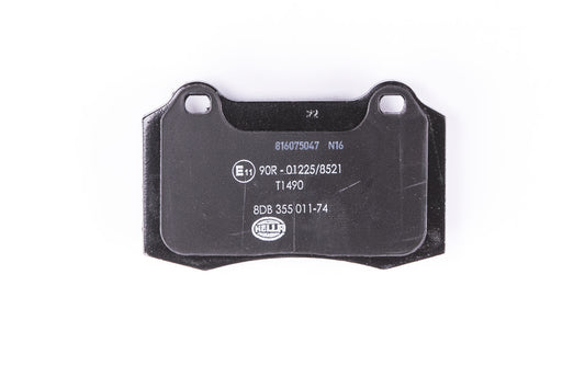 HELLA Brake pad set - T1490 - for e.g. SEAT 8DB355011-741