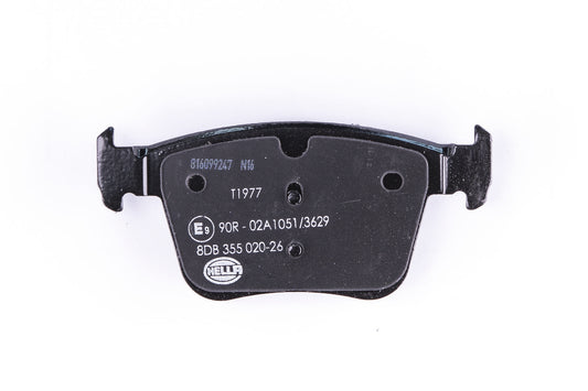 HELLA Brake pad set - T1977 - for e.g. AUDI / CUPRA / SEAT / SKODA / VOLKSWAGEN 8DB355020-261