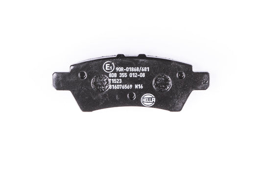 HELLA Brake pad set - T1523 - for e.g. NISSAN 8DB355012-081