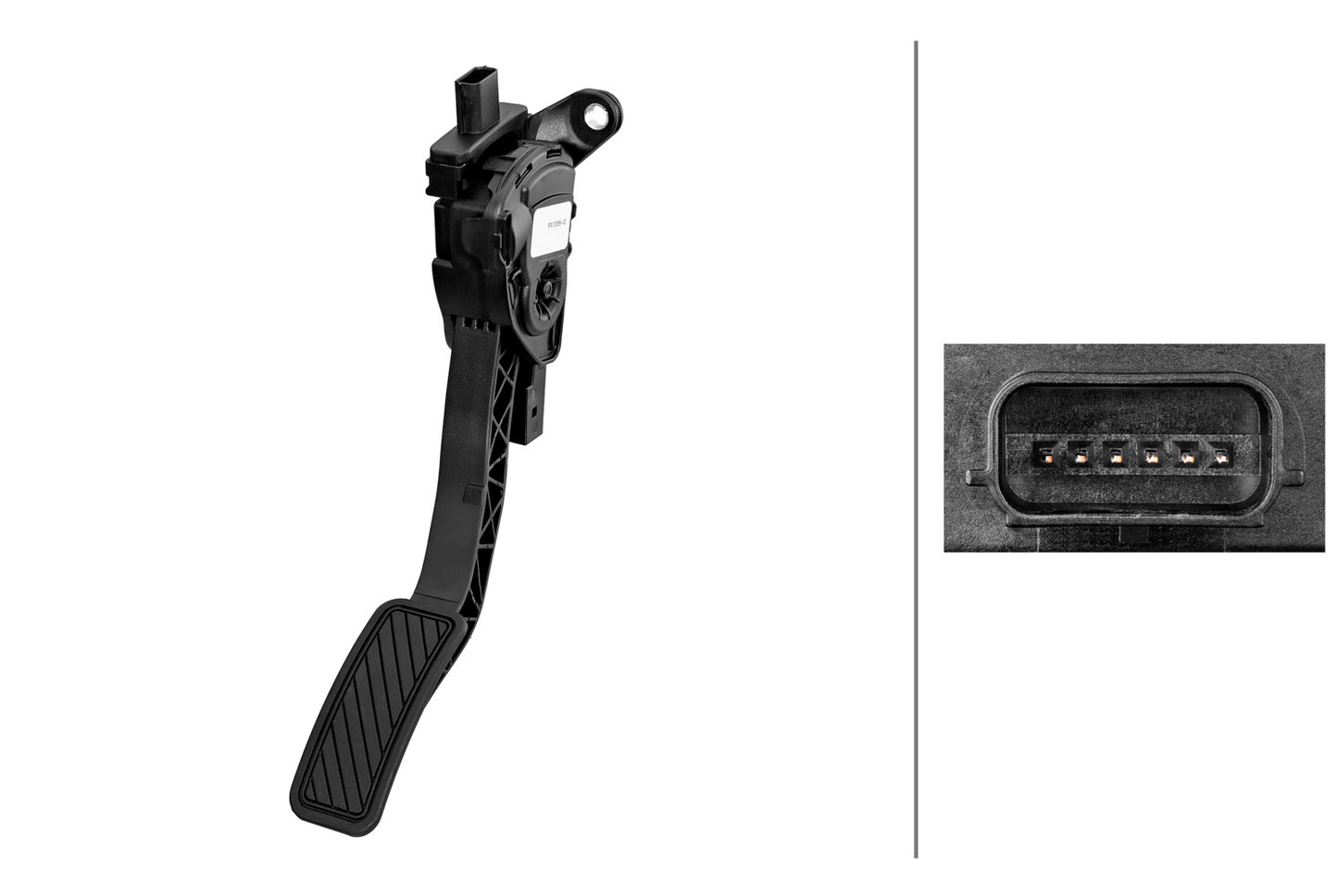 HELLA Sensor, accelerator pedal position - for left-hand/right-hand drive vehicles - 6 6PV312069-001