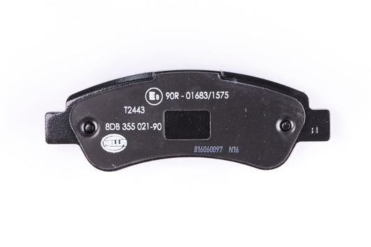 HELLA Brake pad set - T2443 - for e.g. CITROEN / FIAT / PEUGEOT / RAM 8DB355021-901