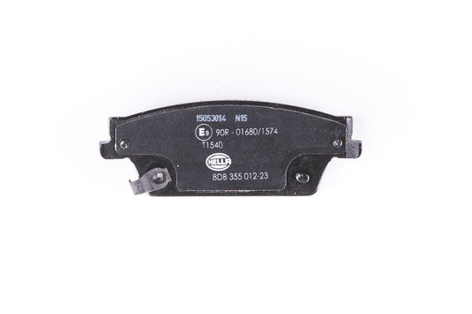 HELLA Brake pad set - T1540 - for e.g. CADILLAC 8DB355012-231