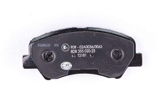 HELLA Brake pad set - T2181 - for e.g. DODGE / HYUNDAI / KIA 8DB355020-231