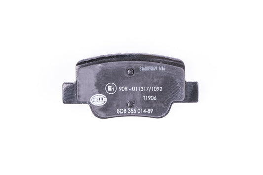 HELLA Brake pad set - T1906 - for e.g. TOYOTA 8DB355014-891