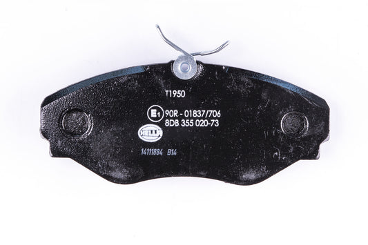HELLA Brake pad set - T1950 - for e.g. RENAULT 8DB355020-731