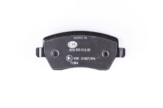 HELLA Brake pad set - T1594 - for e.g. OPEL / SUZUKI / VAUXHALL 8DB355012-301
