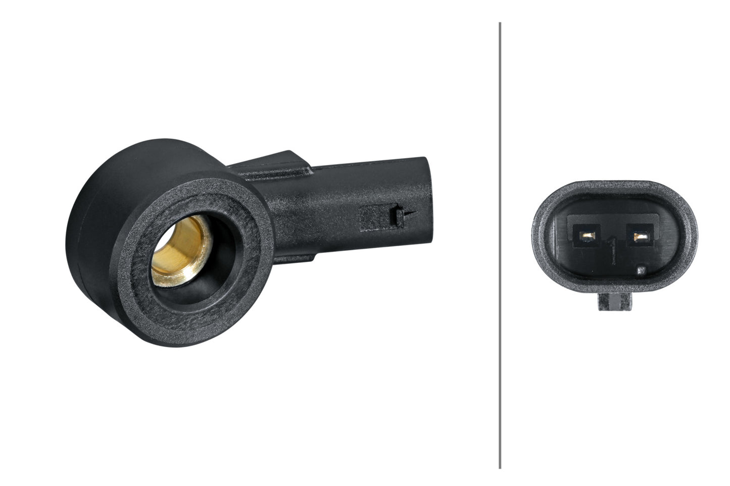 HELLA Knock Sensor - 2-pin connector 6PG013114-811