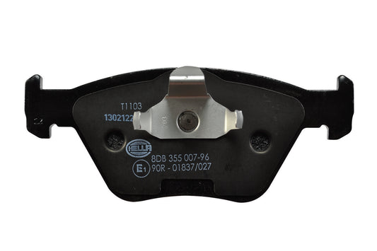 HELLA Brake pad set - T1103 - for e.g. BMW 8DB355007-961