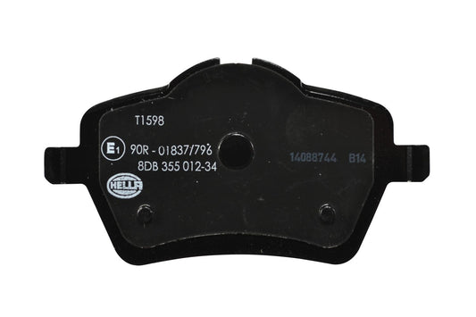 HELLA Brake pad set - T1598 - for e.g. MINI 8DB355012-341