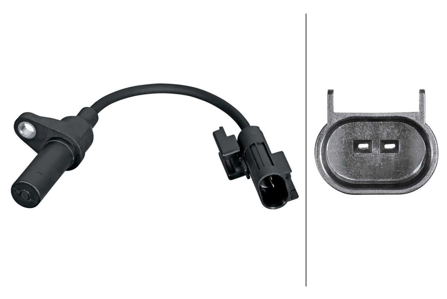 HELLA Sensor, crankshaft pulse - 12V - 2-pin connector 6PU358381-631