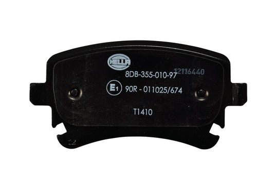 HELLA Brake pad set - T1410 - for e.g. AUDI / VOLKSWAGEN 8DB355010-971