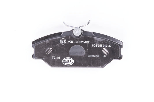 HELLA Brake pad set - T9101 - for e.g. RENAULT 8DB355019-391