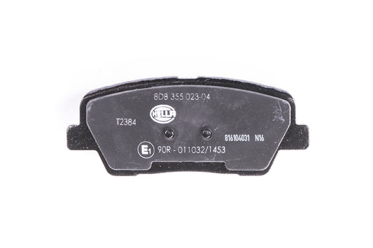 HELLA Brake pad set - T2384 - for e.g. HYUNDAI / KIA 8DB355023-041