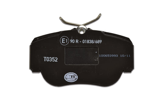 HELLA Brake pad set - T0352 - for e.g. MERCEDES-BENZ 8DB355006-181