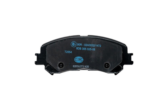 HELLA Brake pad set - T2554 - for e.g. RENAULT 8DB355025-081