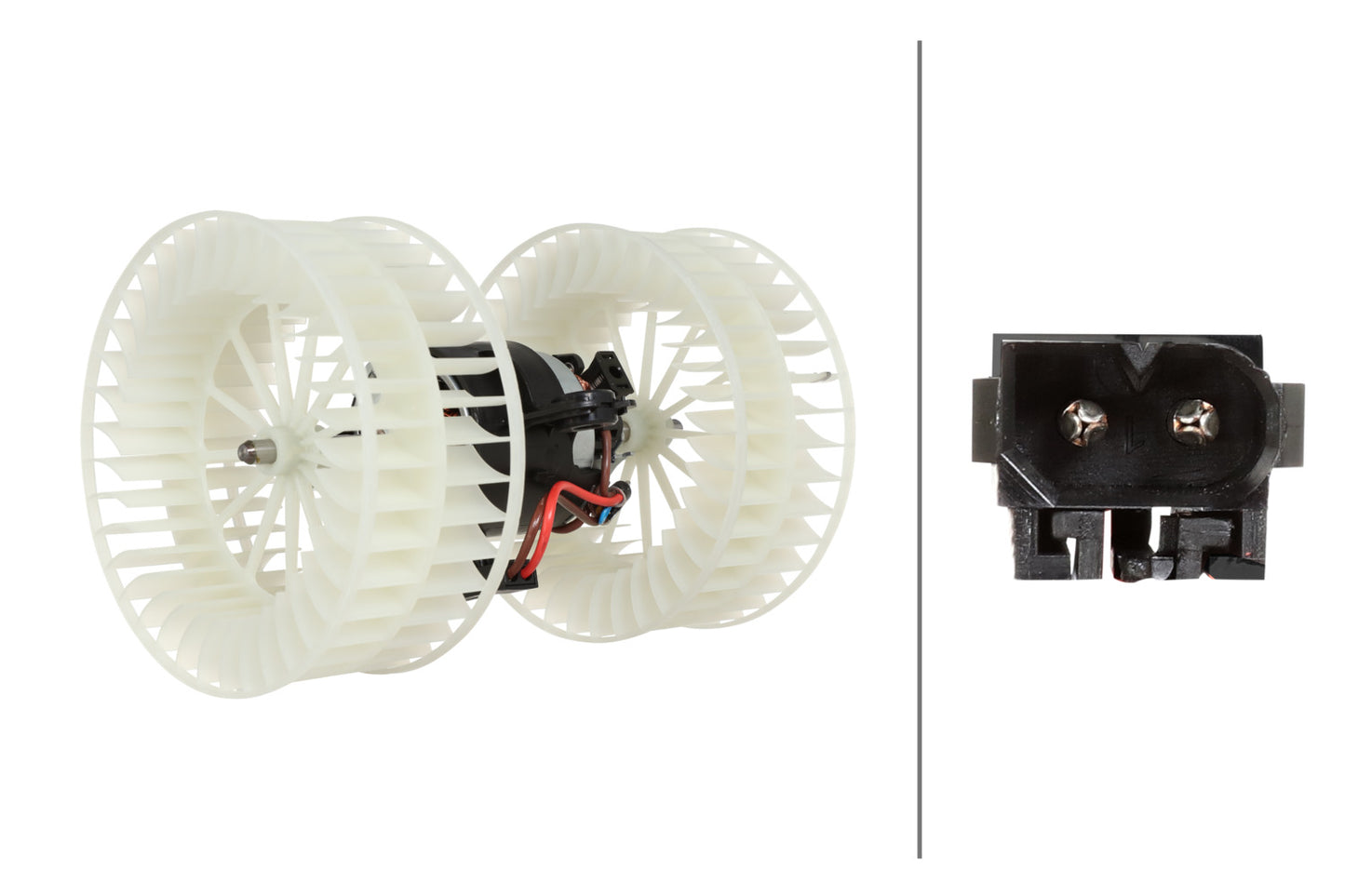 Hella Interior Fan Blower Motor 8EW366400-691