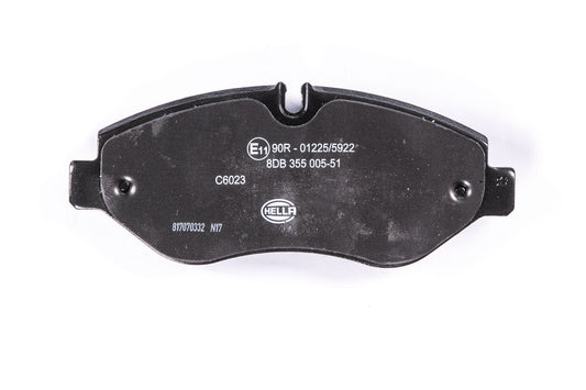 HELLA Brake pad set - C6023 - for e.g. IVECO 8DB355005-511
