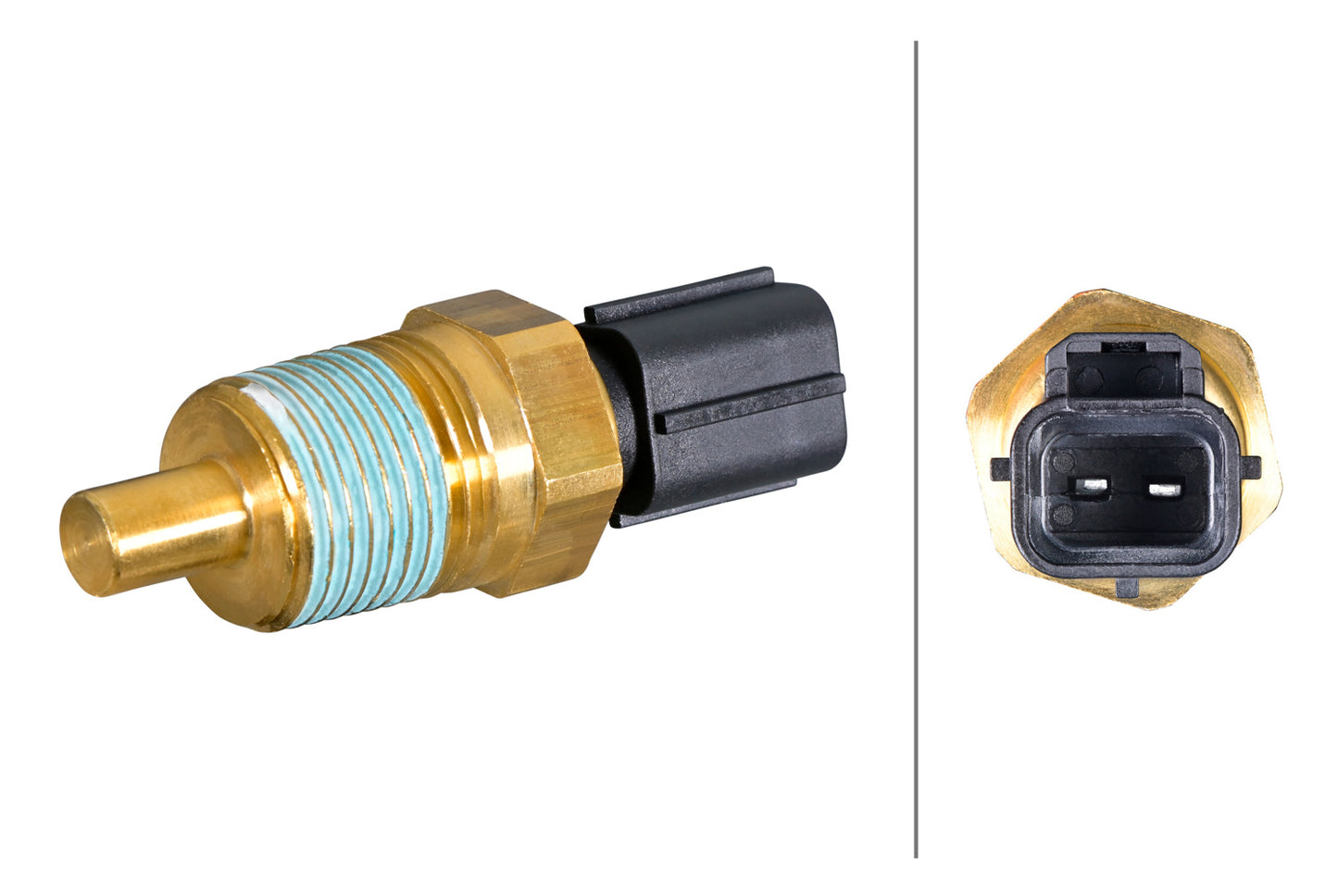 HELLA Sensor, coolant temperature - 2-pin connector 6PT358385-381