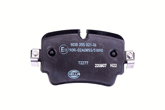 HELLA Brake pad set - T2277 - for e.g. JAGUAR 8DB355021-161