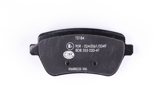 HELLA Brake pad set - T2184 - for e.g. MERCEDES-BENZ 8DB355020-471