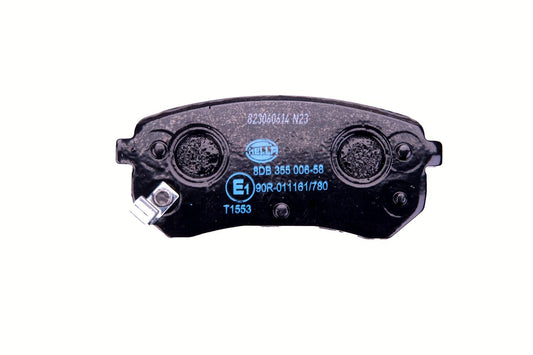 HELLA Brake pad set - T1553 - for e.g. DODGE / HYUNDAI / KIA 8DB355006-581