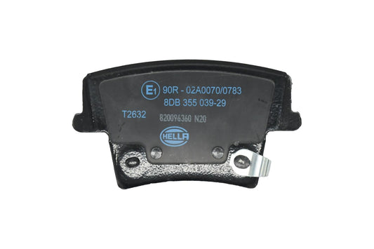 HELLA Brake pad set - T2632 - for e.g. CHRYSLER / DODGE 8DB355039-291