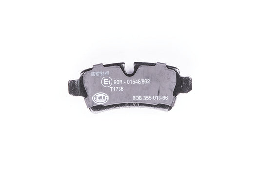 HELLA Brake pad set - T1738 - for e.g. MINI 8DB355013-661