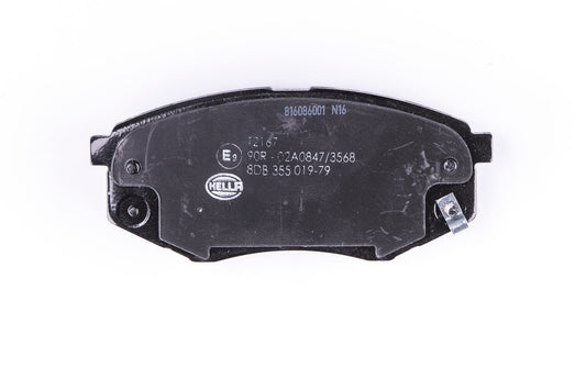 HELLA Brake pad set - T2167 - for e.g. HYUNDAI / KIA 8DB355019-791