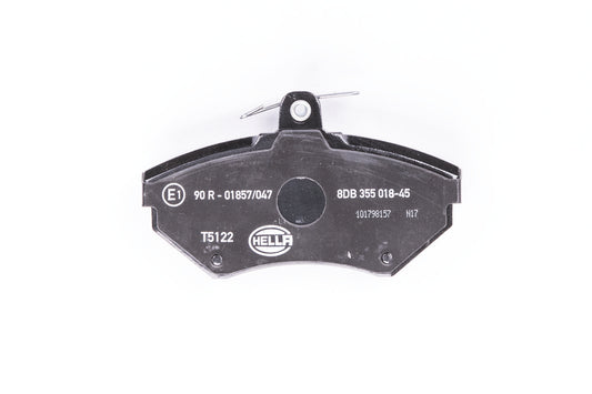 HELLA Brake pad set - T5122 - for e.g. AUDI / VOLKSWAGEN 8DB355018-451