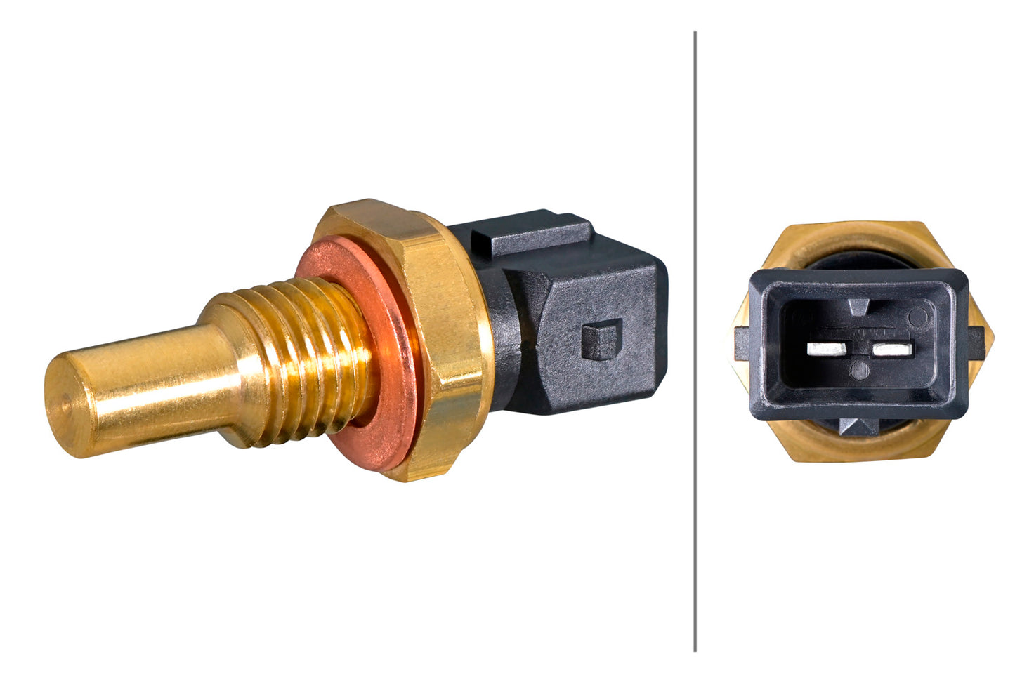 HELLA Sensor, coolant temperature - 2-pin connector 6PT358385-151