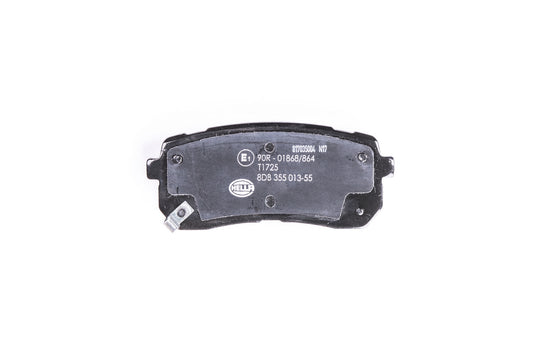 HELLA Brake pad set - T1725 - for e.g. DODGE / HYUNDAI / KIA 8DB355013-551