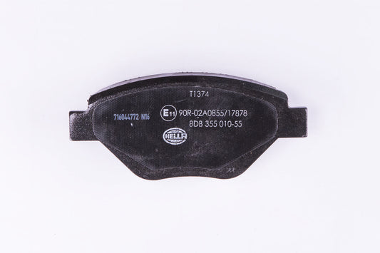HELLA Brake pad set - T1374 - for e.g. RENAULT 8DB355010-551
