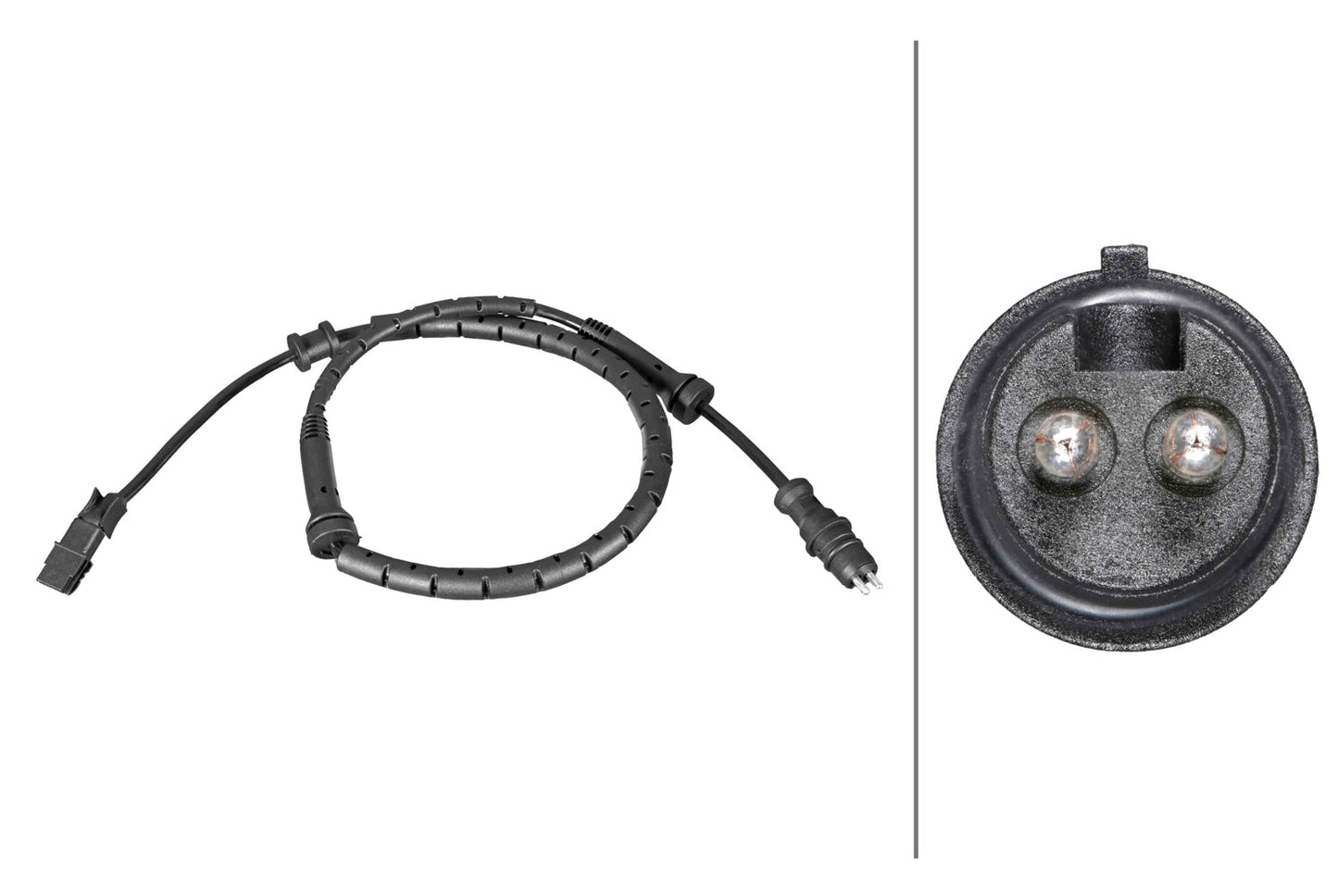 HELLA Sensor, wheel speed - 2-pin connector 6PU358216-771
