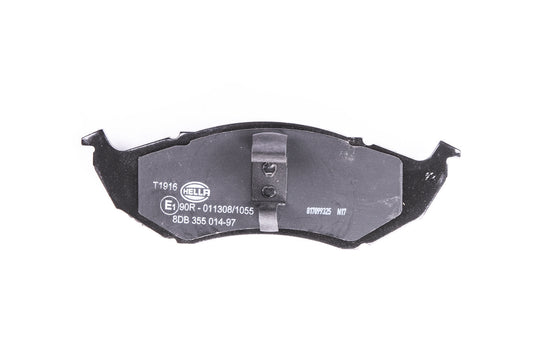 HELLA Brake pad set - T1916 - for e.g. CHRYSLER / DODGE / PLYMOUTH 8DB355014-971