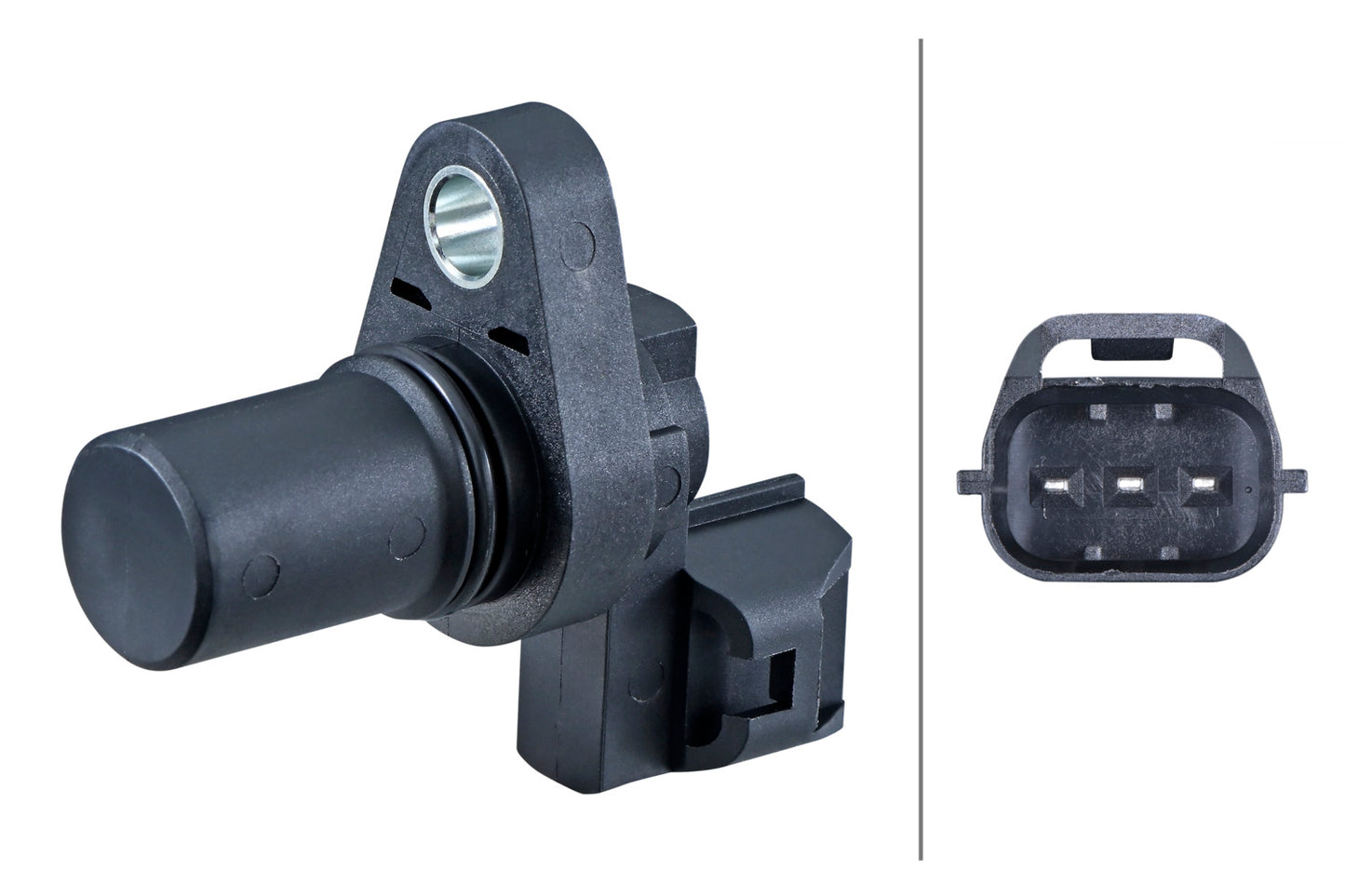 HELLA Sensor, speed/RPM - 12V - 3-pin connector - in transmission housing - Plugged 6PU358380-151