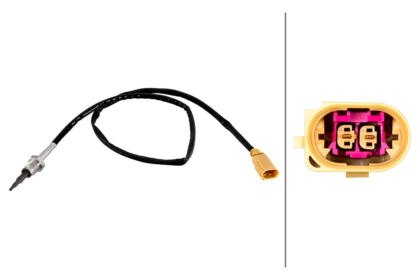 HELLA Sensor, exhaust gas temperature - 2-pin connector 6PT358226-301
