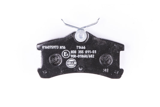 HELLA Brake pad set - T1466 - for e.g. TOYOTA 8DB355011-511