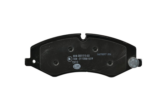HELLA Brake pad set - T2012 - for e.g. LAND ROVER 8DB355015-551
