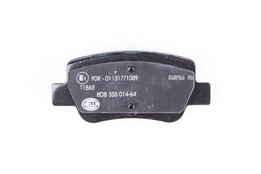 HELLA Brake pad set - T1865 - for e.g. TOYOTA 8DB355014-641