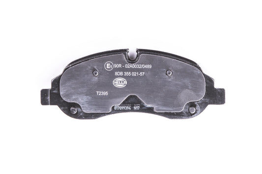 HELLA Brake pad set - T2395 - for e.g. FORD 8DB355021-571
