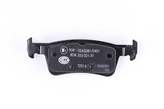 HELLA Brake pad set - T2314 - for e.g. PEUGEOT 8DB355021-311