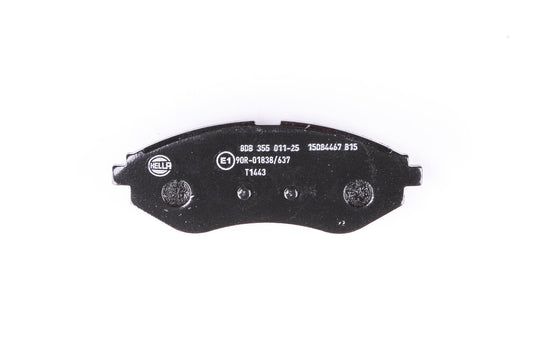 HELLA Brake pad set - T1443 - for e.g. CHEVROLET / DAEWOO / HOLDEN / PROTON 8DB355011-251