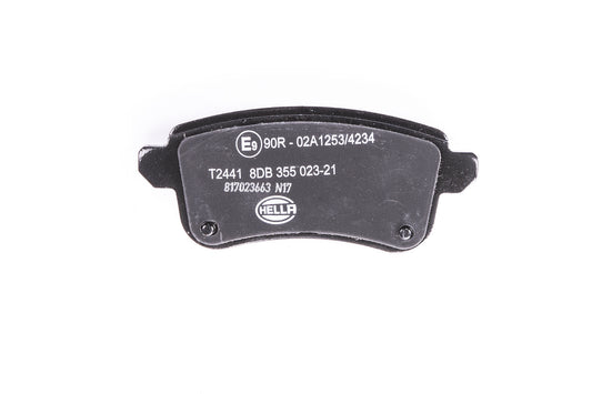 HELLA Brake pad set - T2441 - for e.g. RENAULT 8DB355023-211