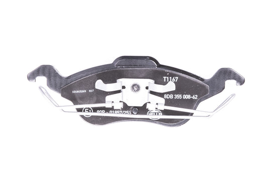 HELLA Brake pad set - T1167 - for e.g. FORD 8DB355008-621