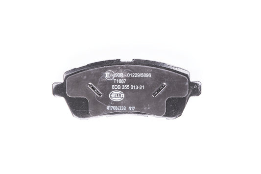 HELLA Brake pad set - T1687 - for e.g. FORD / TOYOTA 8DB355013-211